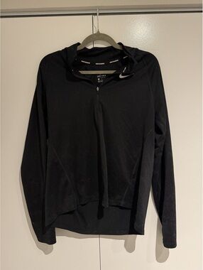 Nike Running Dri Fit Quarter Zip Long Sleeve - Size L